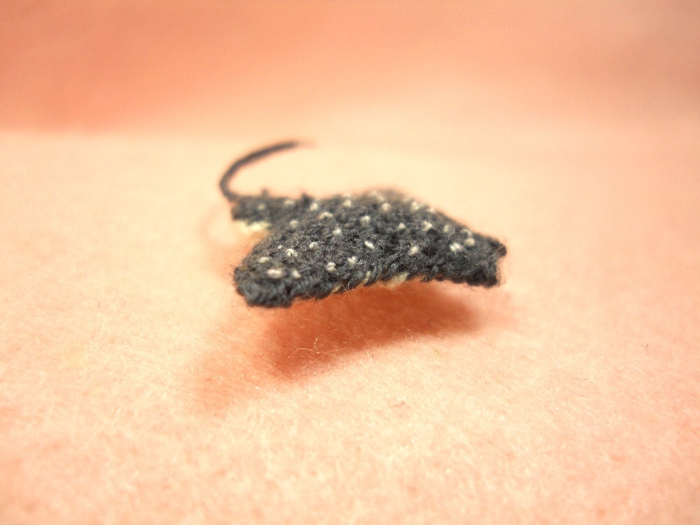 Spotted Eagle Ray - Amigurumi Fish Stuffed Animal - Made to Order