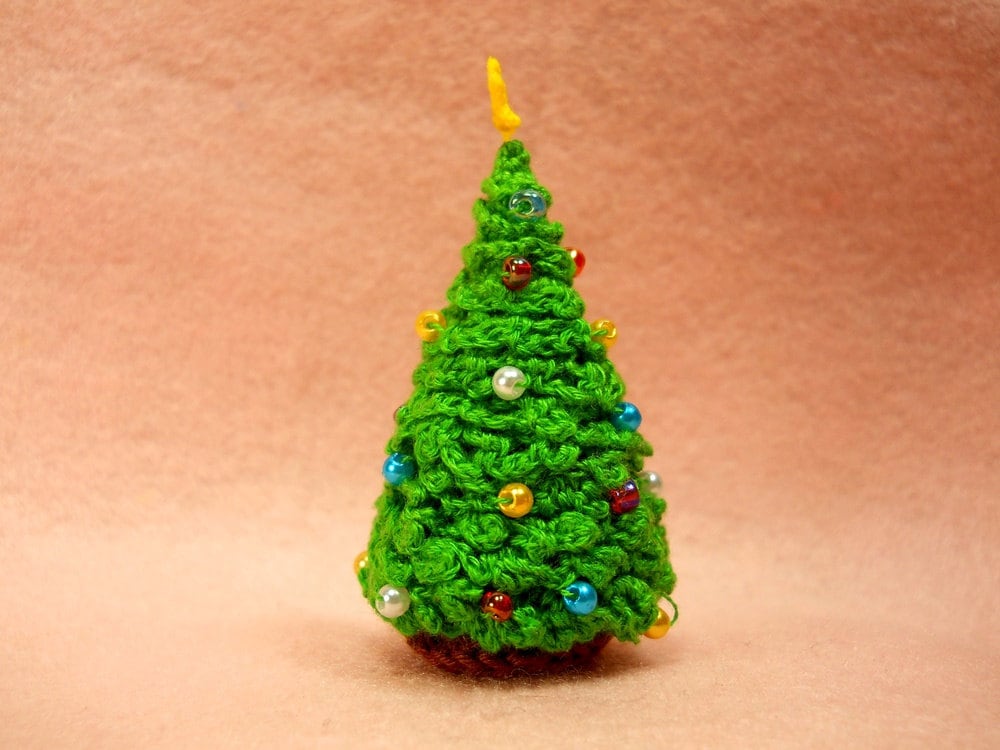 Crocheted Christmas Tree - Christmas Decoration, Christmas Ornament - Made to Order