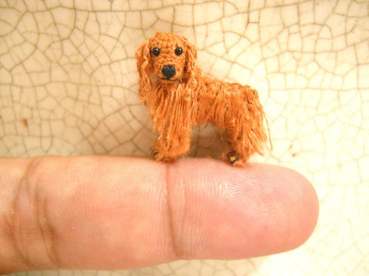 Cocker Spaniel - Miniature Crochet Dog Stuffed Animals - Made To Order