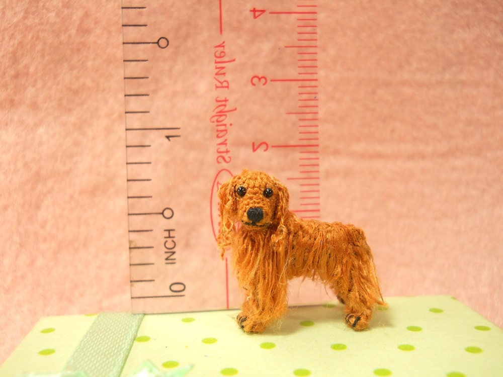 Cocker Spaniel - Miniature Crochet Dog Stuffed Animals - Made To Order