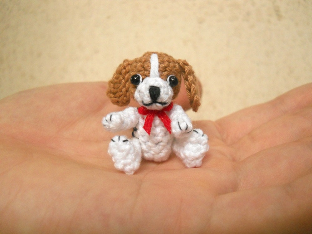 Beagle - Crochet Miniature Dog Stuffed Animals - Made To Order