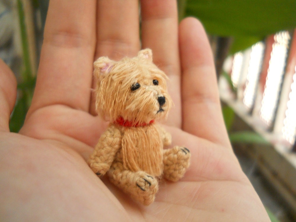 Cairn Terrier - Crochet Miniature Dog Stuffed Animals - Made To Order