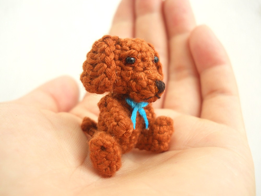 Vizsla - Crochet Miniature Dog Stuffed Animals - Made To Order