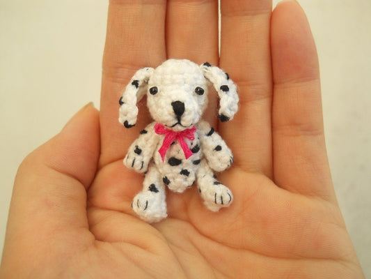 Dalmatian - Crochet Miniature Dog Stuffed Animals - Made To Order