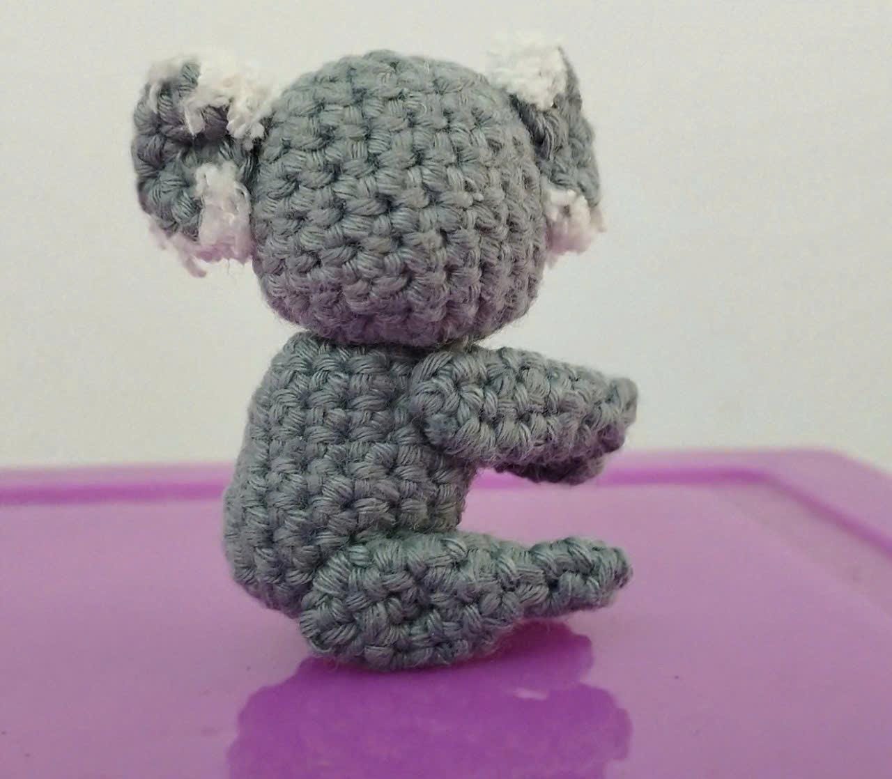 Mini Koala Bear - Crochet Miniature Bear Stuffed Animals - Made To Order