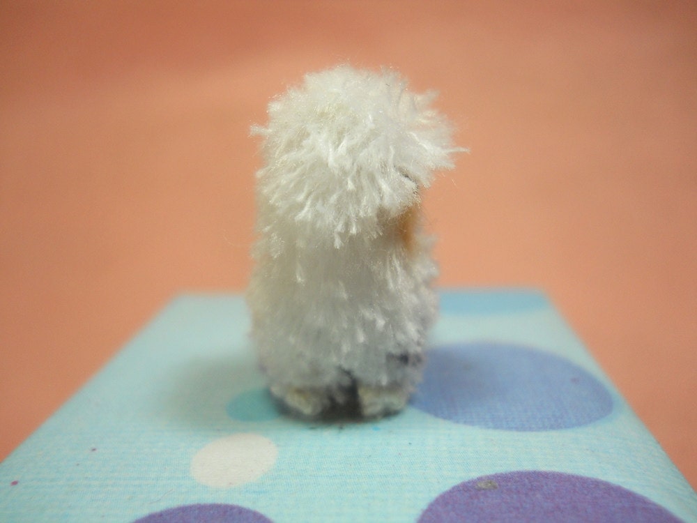 Old English Sheepdog - Tiny Crochet Miniature Dog Stuffed Animals - Made To Order