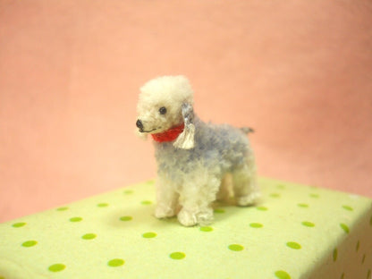 Bedlington Terrier - Tiny Crochet Miniature Dog Stuffed Animals - Made To Order