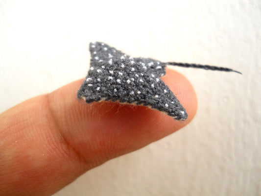 Spotted Eagle Ray - Amigurumi Fish Stuffed Animal - Made to Order