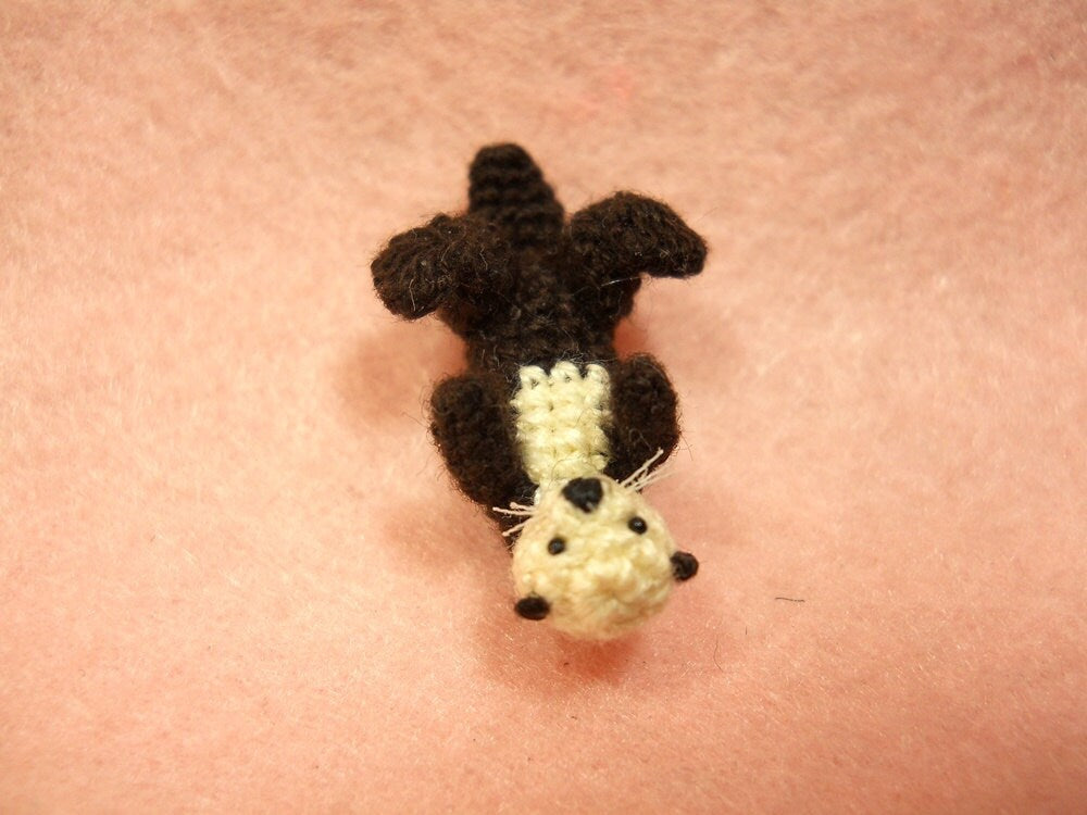 Miniature Sea otter - Mini Crochet Amigurumi Stuffed Animals - Made To Order