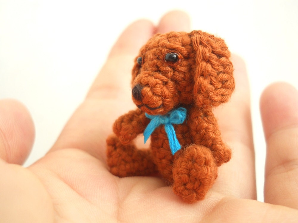 Vizsla - Crochet Miniature Dog Stuffed Animals - Made To Order