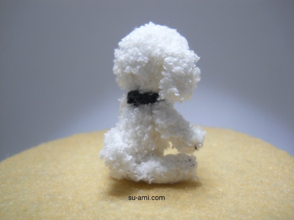 White Poodle - Plush Dog Toy Poodle Bichon Puppy - Made To Order