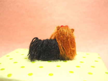 Yorkshire Terrier - Tiny Crochet Miniature Dog Stuffed Animals - Made To Order