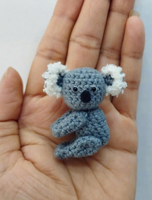 Mini Koala Bear - Crochet Miniature Bear Stuffed Animals - Made To Order