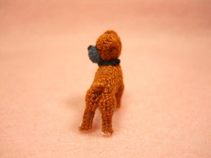 Miniature Fawn Boxer - Tiny Crochet Dog Stuffed Animals - Made To Order