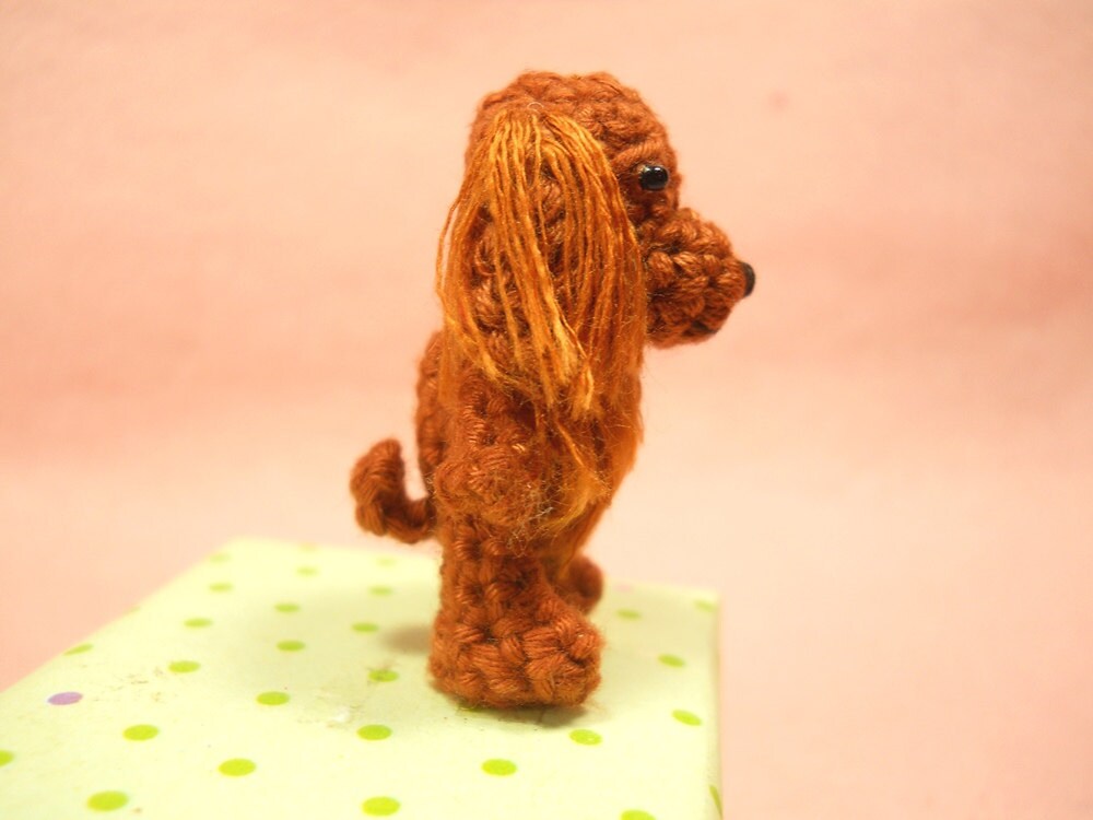 Irish Setter - Crochet Miniature Gundog Stuffed Animals - Made To Order