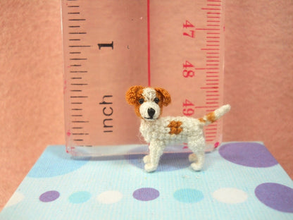 Jack Russell Terrier - Tiny Crochet Dog Stuffed Animals - Made To Order