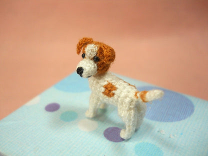 Jack Russell Terrier - Tiny Crochet Dog Stuffed Animals - Made To Order